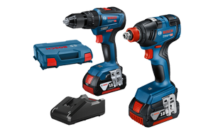 סט מברגה/מפתח רטיטה + מקדחה/מברגה רוטטת בוש BOSCH GDX 18V-200 +GSB 18V-55 סט מברגה/מפתח רטיטה + מקדחה/מברגה רוטטת בוש BOSCH GDX 18V-200 +GSB 18V-55